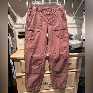 American Eagle Outfitters Women's Cargo Joggers - Mauve